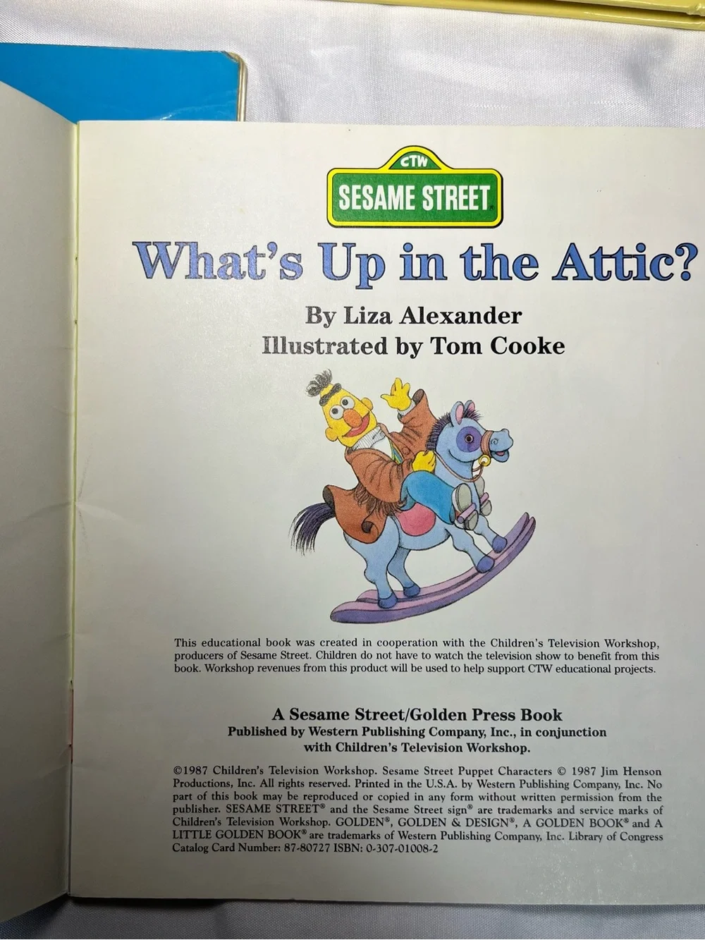 Lot of 5 Vintage 1980s Sesame‎ Street Golden Books Hardcover & Paperback